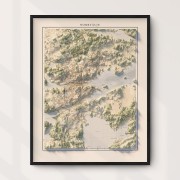 Norrtälje 40x50cm Mapbits