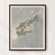 Utö 40x50cm Mapbits