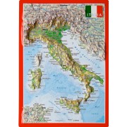 Italien Relief vykort