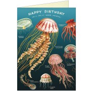 Happy Birthday Jellyfish Greeting Card