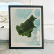 Borneo 40x50cm Mapbits