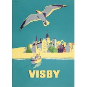 Visby Sagostaden 1956, plansch 50x70